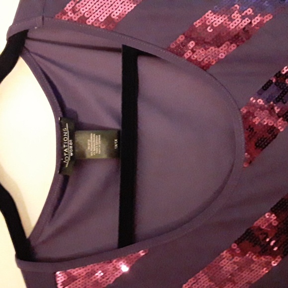 Purple sequin tank - Picture 4 of 5